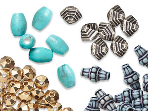 New Shapes and Colors of Acrylic Beads